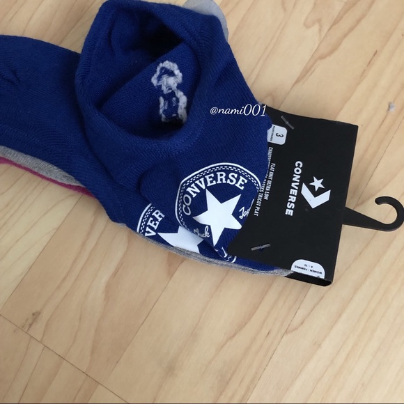 Converse No Show 3 Pair Socks For Chuck Sneakers - Picture 3 of 6